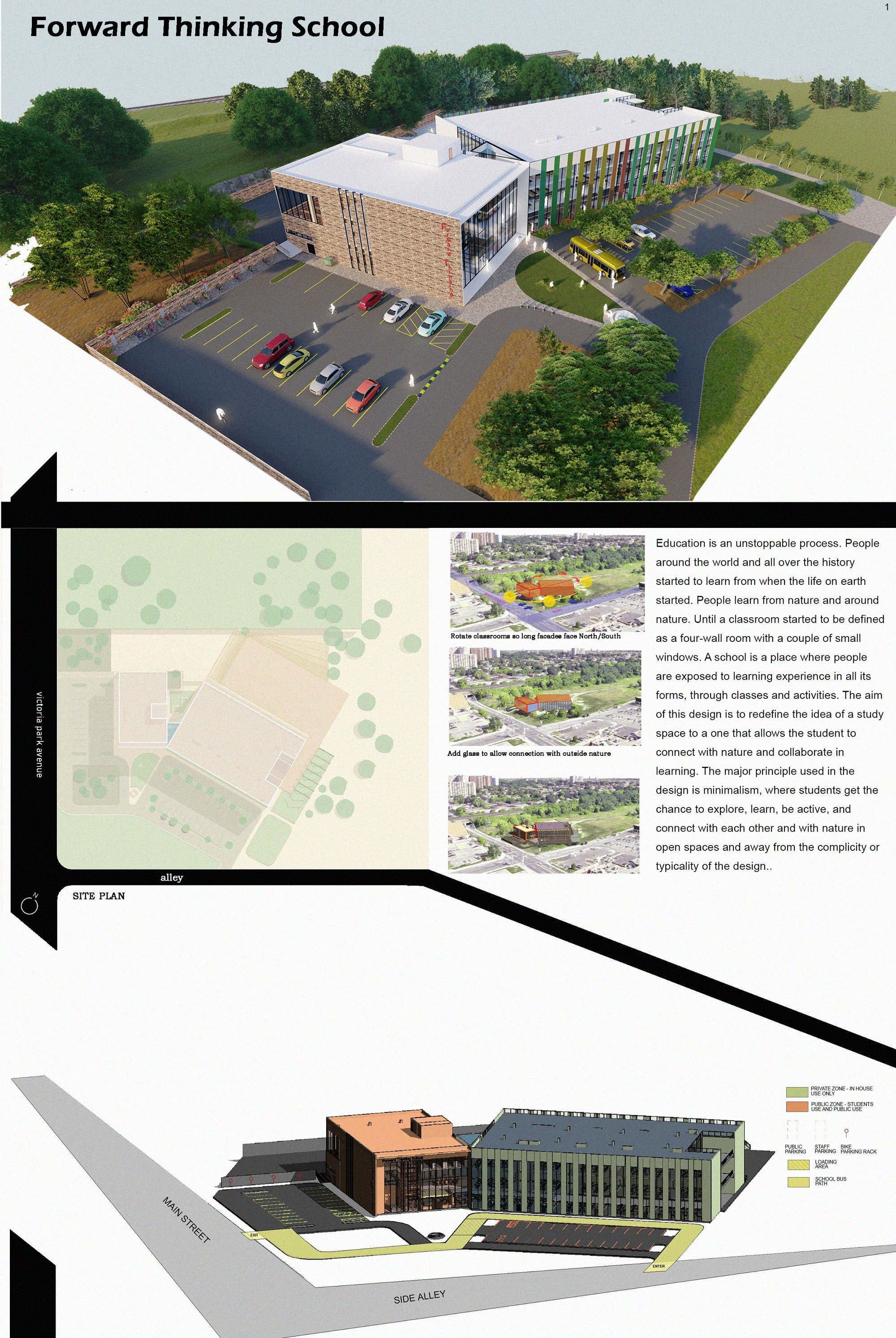 Forward Thinking School: A Sustainable School Design Redefining Educational Architecture