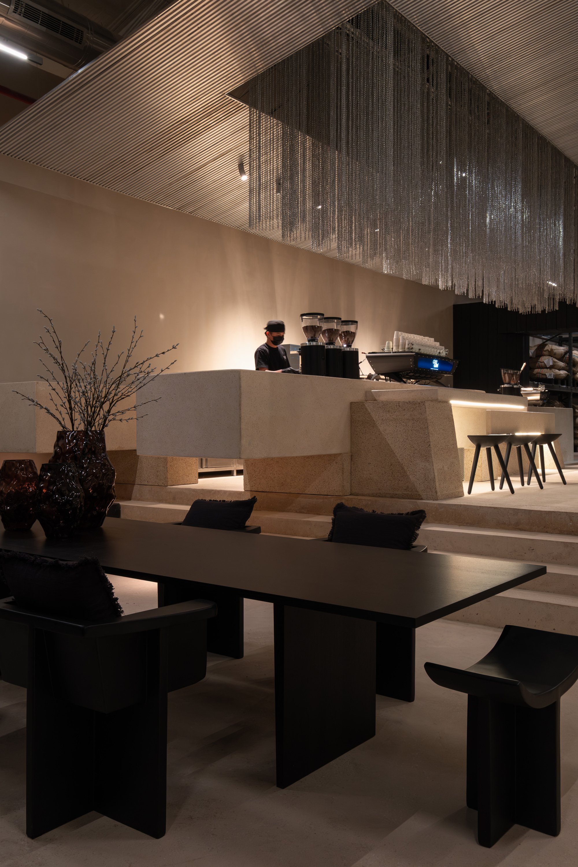 S.DA Transforms a Riyadh Warehouse into a Spatial Narrative of the Coffee Journey