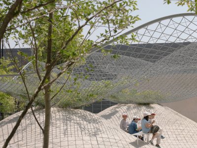MIDW Casts a Pavilion Roof from the Earth Itself at the 2025 Osaka Expo