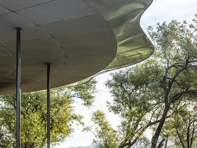 Studio APL and Likou Architecture Float a Metal Lotus Garden Over a Taitung Reservoir