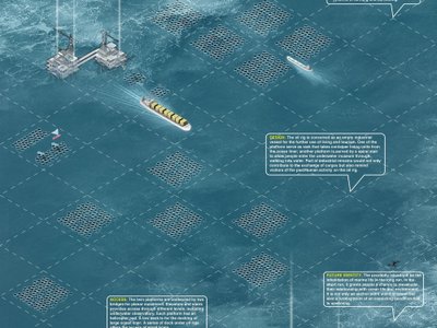A visionary floating architecture project reimagining ocean living through marine sustainability, adaptive infrastructur
