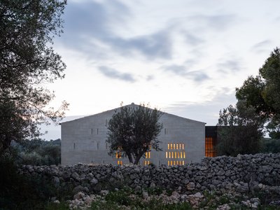 depaolidefranceschibaldan Revives Abandoned Sicilian Stables into a Stone and Cocciopesto Villa in Noto