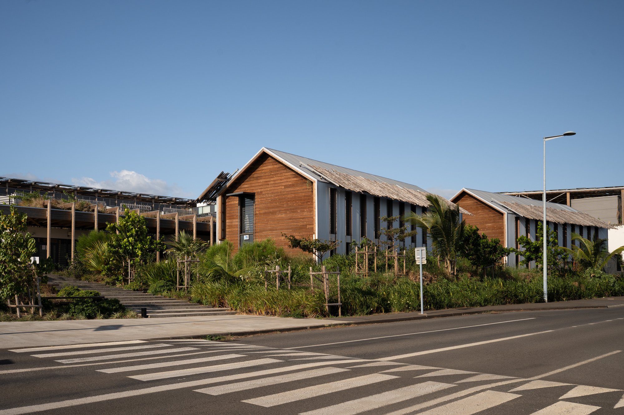 TT Architecture Scatters a Medical School Through a Tropical Park on Réunion Island
