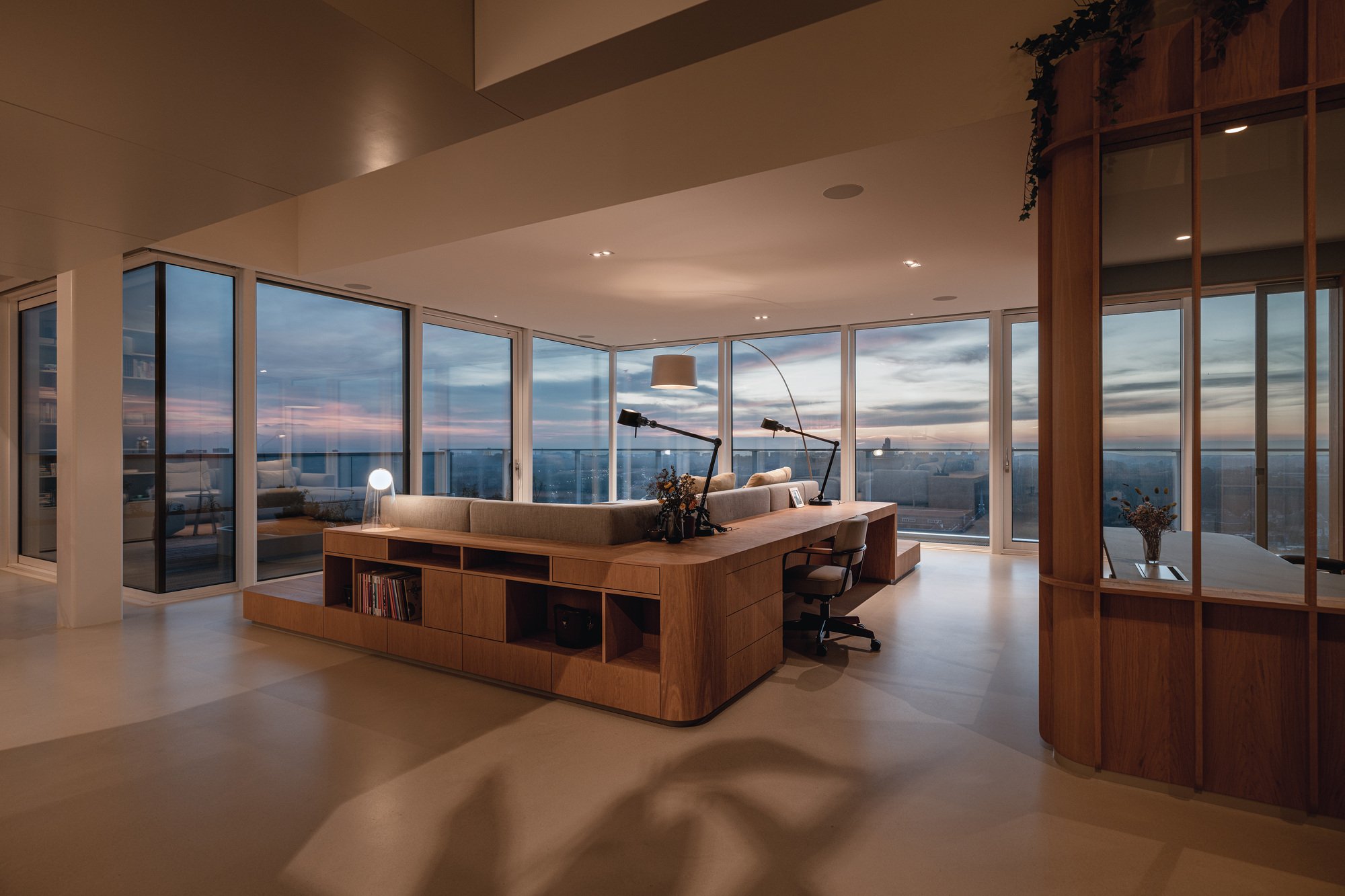 Bureau Fraai Carves a Seaside Penthouse from a Former Office Building in the Netherlands