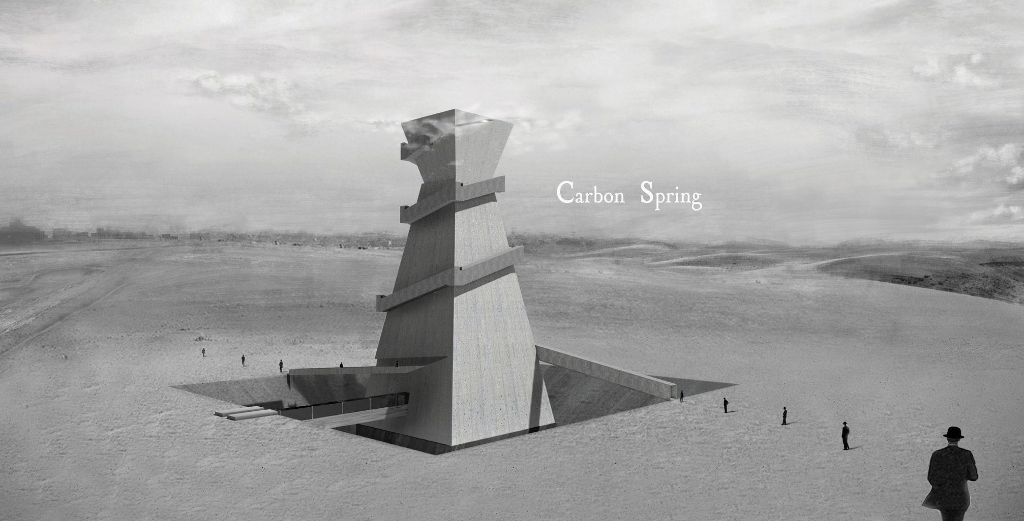 Carbon Spring: A Sustainable Architecture Memorial Transforming Waste into Experience