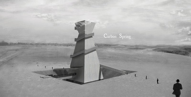 Carbon Spring: A Sustainable Architecture Memorial Transforming Waste into Experience