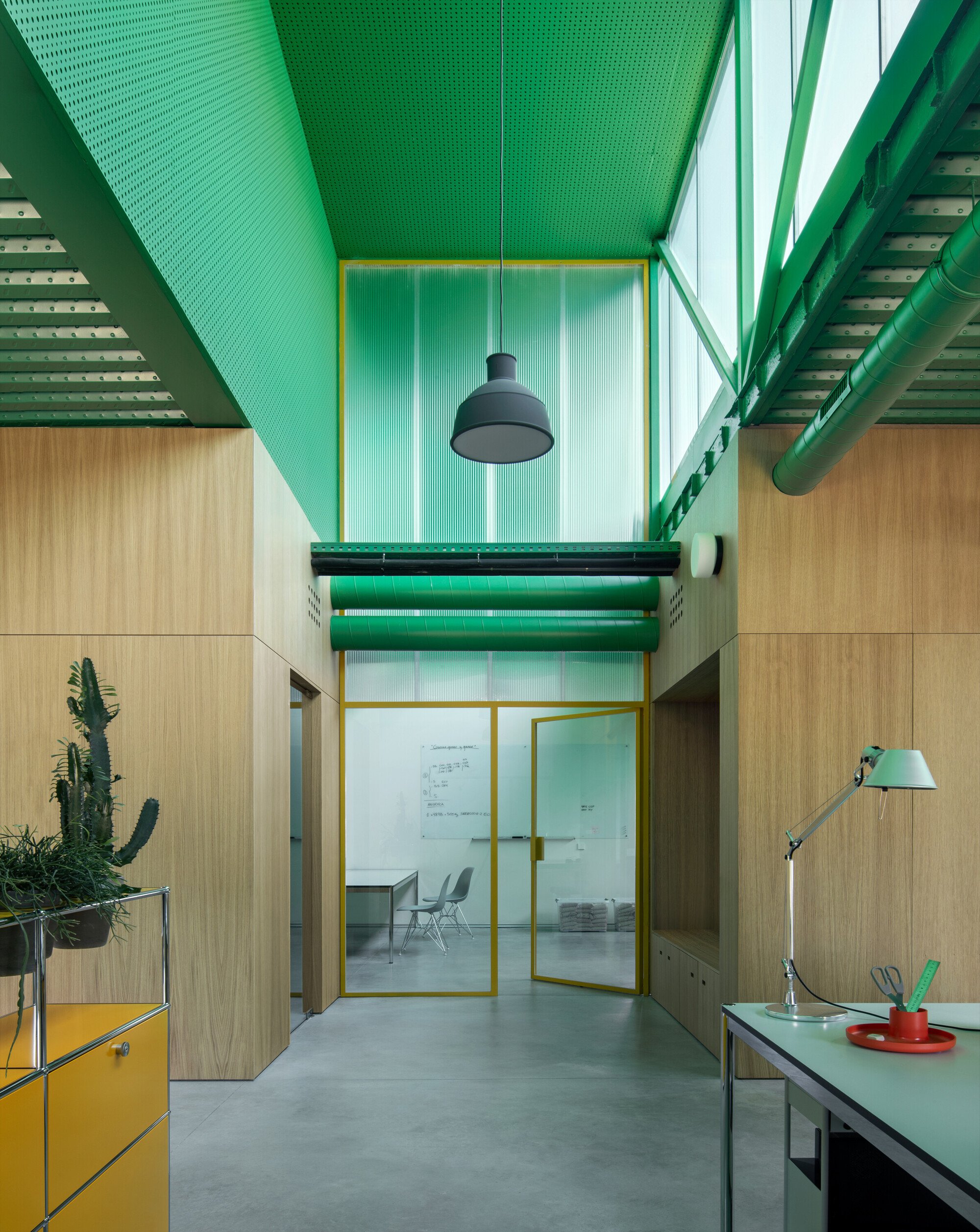 Impepinable Studio Turns Four Shipping Containers into an Agricultural Office in Rural Spain