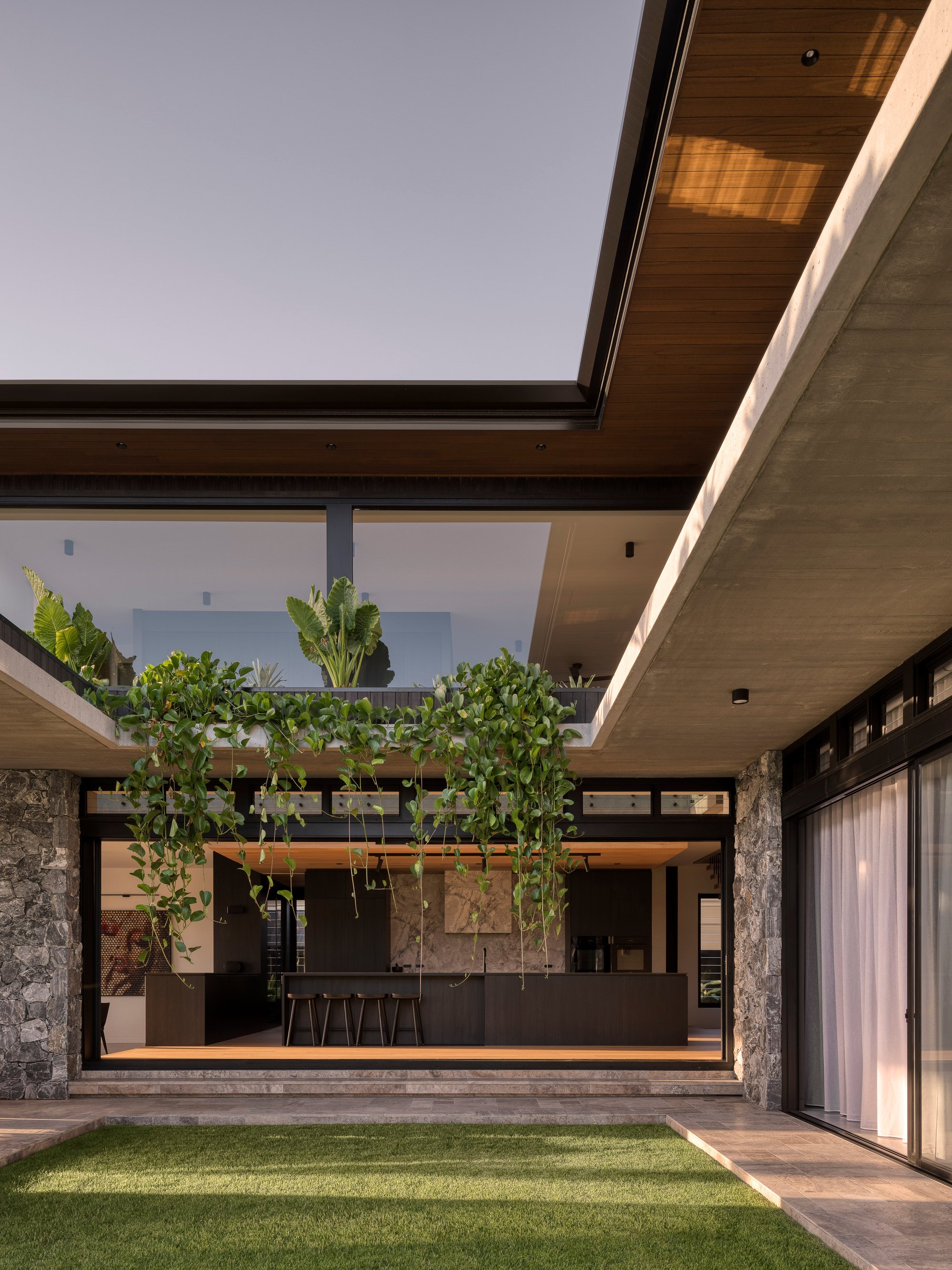 Habitat Studio Architects Builds a Raw Concrete Retreat on a Surfers Paradise Canal