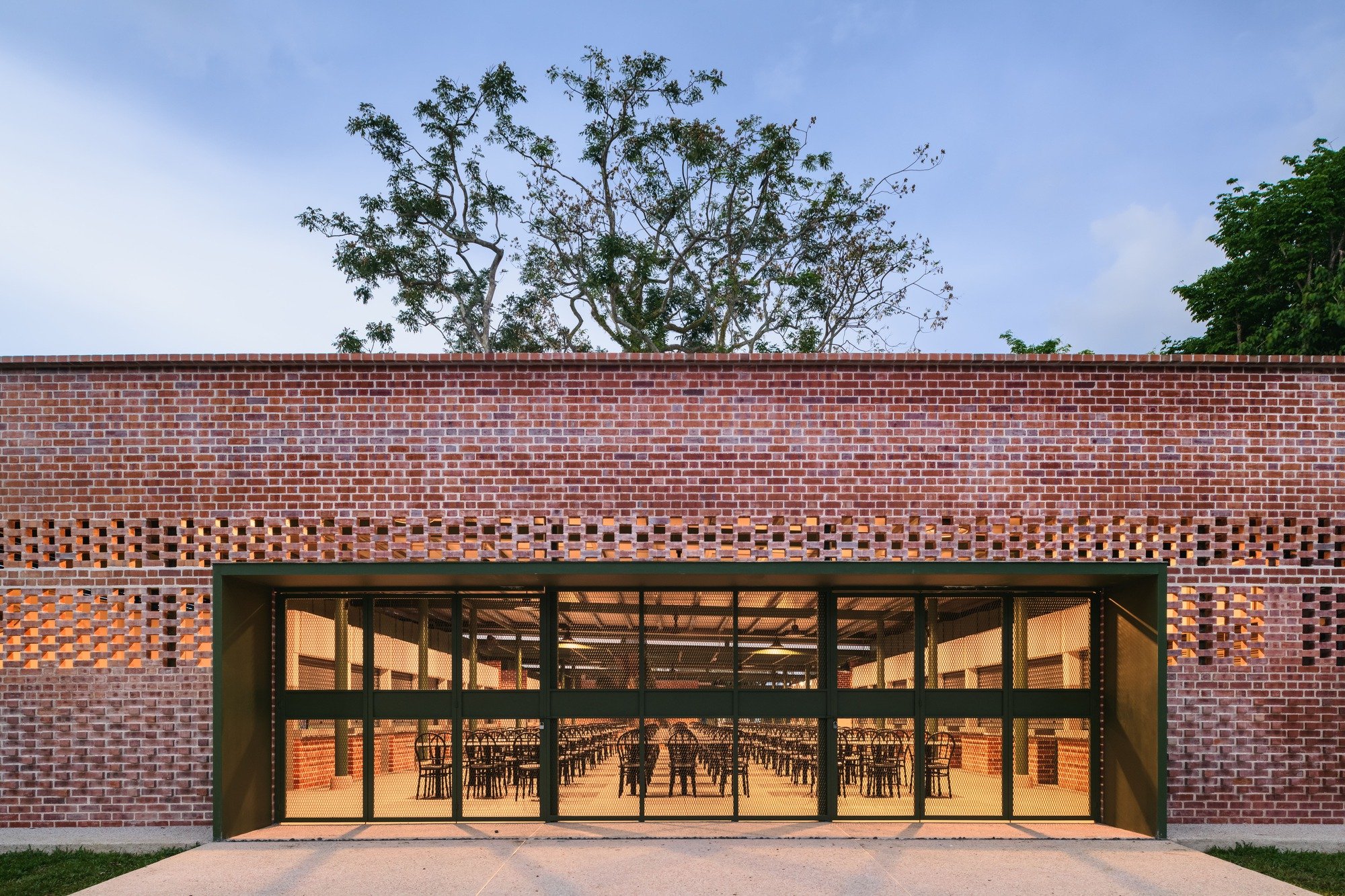 EA Architects Wraps a Penang Hawker Center in Perforated Brick to Honor Fort Cornwallis