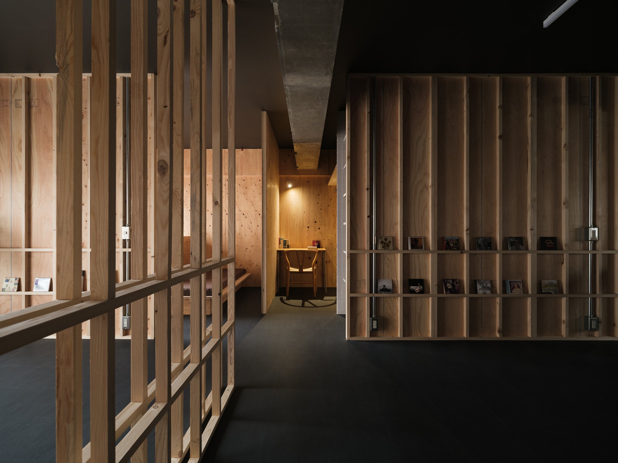 ATELIER405 Splits a 63 Square Meter Osaka Apartment into Six Zones for Three Lives