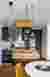 Modern Minimalist Apartment Interior Design: A Black Kitchen Concept in Prague