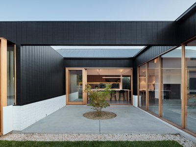 Ply Architecture Wraps a Heritage Bungalow Addition Around a Central Courtyard in Adelaide