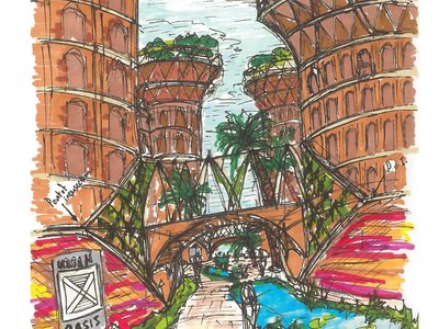 Urban Oasis: A Sustainable Architecture Proposal Rooted in Earth, Culture, and Climate