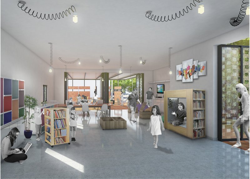 Flexible learning environment designed for informal education, collaboration, and creative exploration