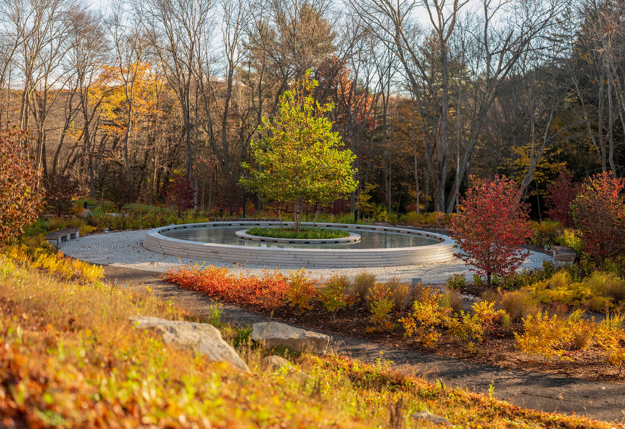 SWA Group Spirals a Landscape Memorial into the Woods of Sandy Hook