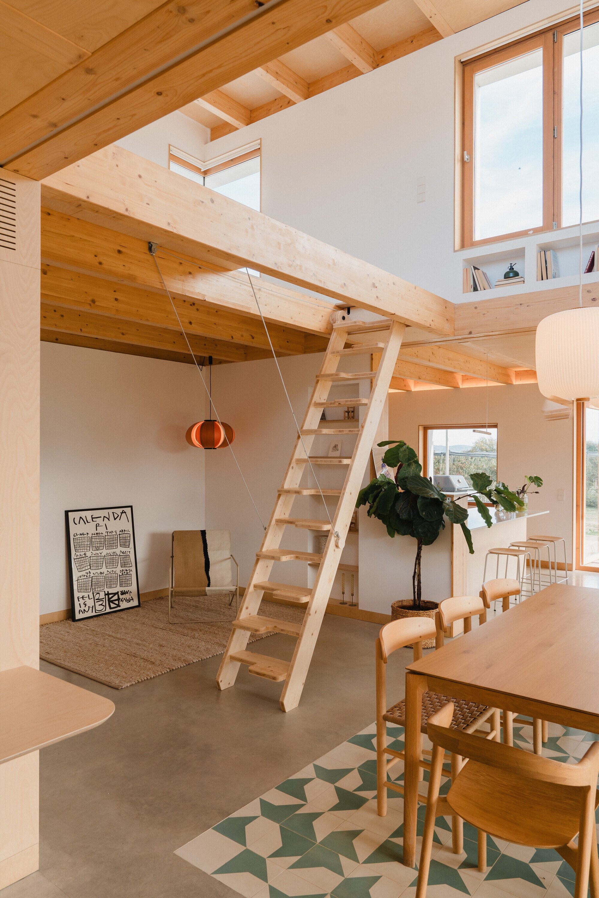 Clara Crous Builds Her Own Home in a Catalan Village, and It's All Timber and Plywood