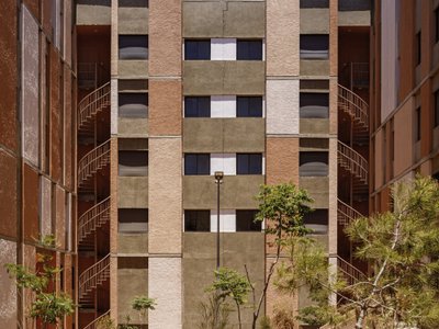 Tarik Zoubdi Architecte Houses 240 Families in Casablanca's Ben M'sik with Courtyard-Centered Social Housing