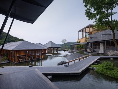 Atelier LAI Scatters a Timber Resort Across a Terraced Anhui Valley