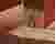 This architectural image showcases a close-up of brickwork, emphasizing texture and geometric patter