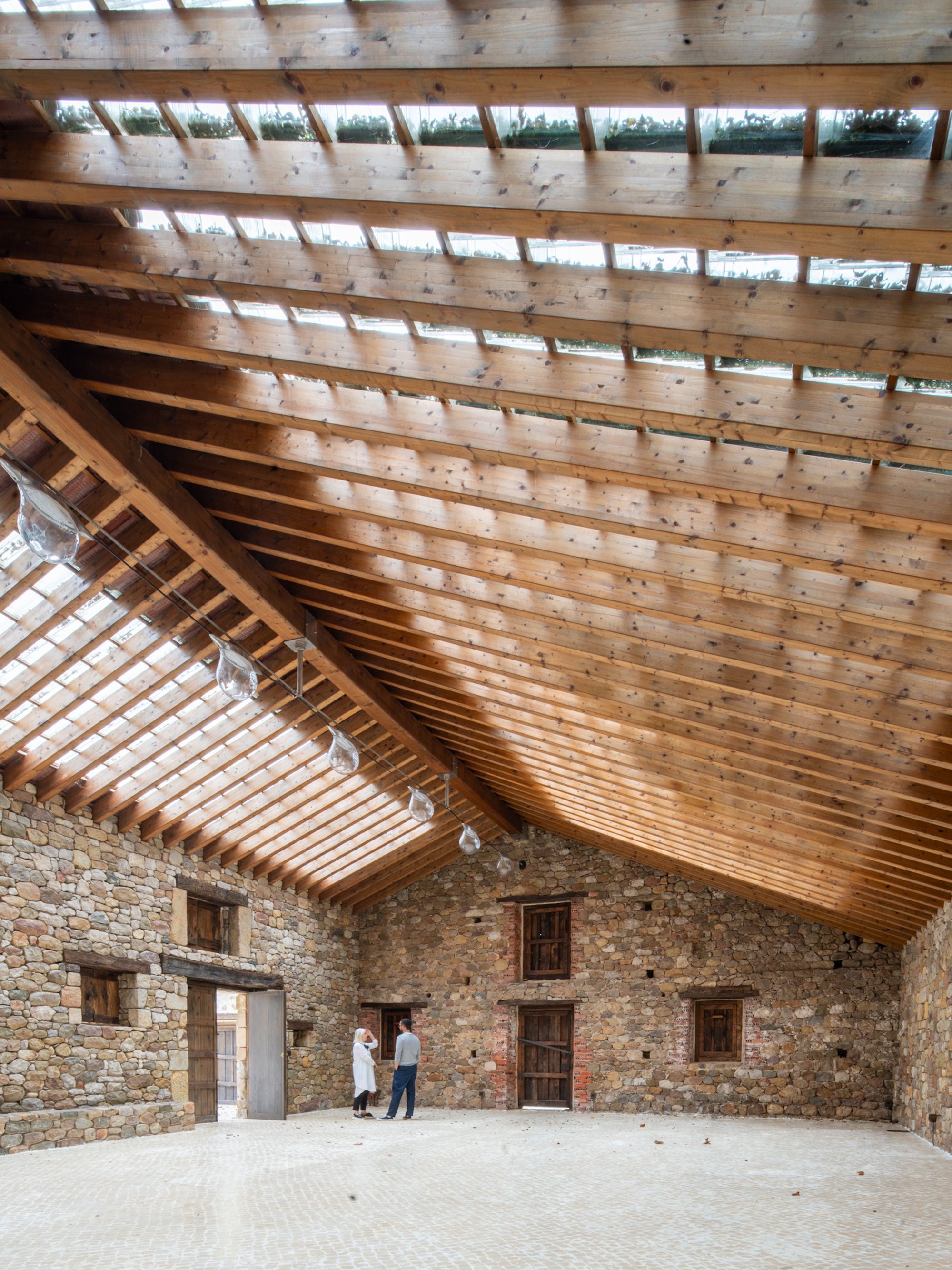 Héctor Navarro & ARKHITEKTON Turn a Cantabrian Stable into a Tile-and-Timber Pavilion