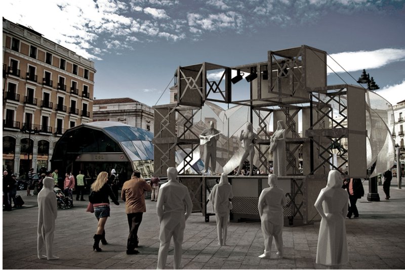 The Interfusion transforms Madrid’s public squares into dynamic stages for inclusive street performances and cultural exchange.