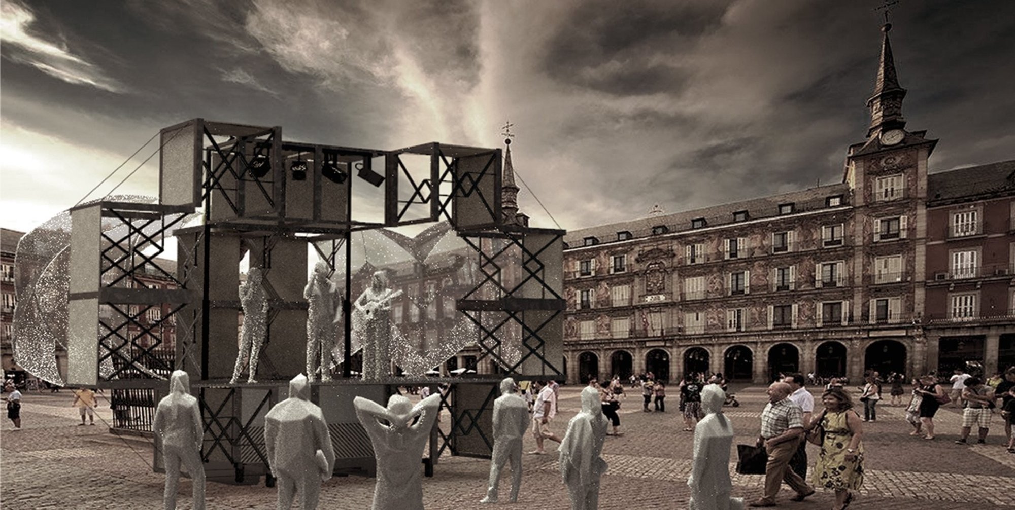 The Interfusion: Mobile Performance Architecture Reconnecting Art and Public Space