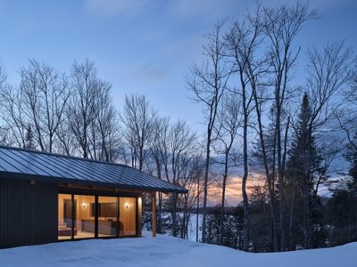 Dubbeldam Architecture + Design Places an Off-Grid Clubhouse at the Edge of an Ontario Solar Clearing
