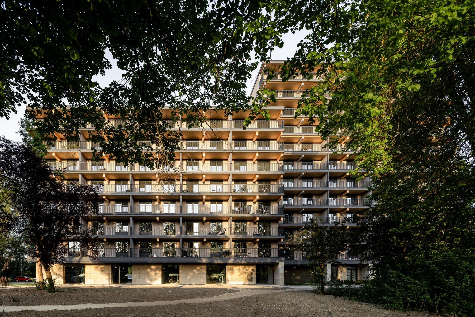 Powerhouse Company Builds Rotterdam's First Mass Timber Residential Tower on Cold War Foundations