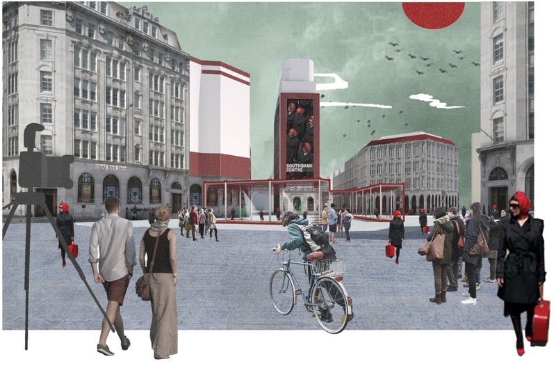 Central plaza activated by modular architecture, merging performance with daily urban life