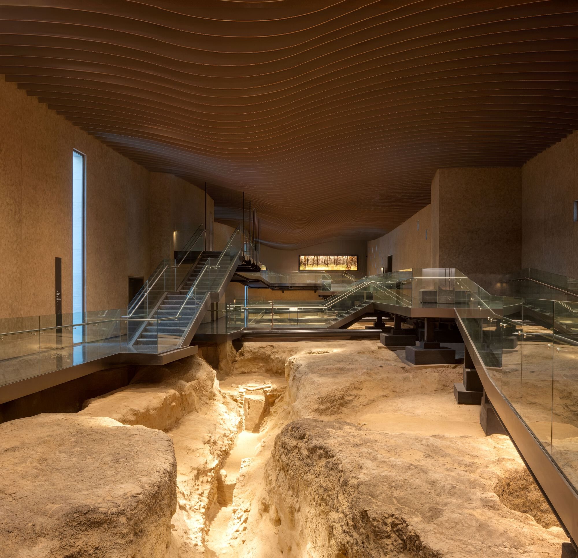 Dabbagh Architects Builds a Museum in Al Ain That Wraps Around the Archaeology Beneath It