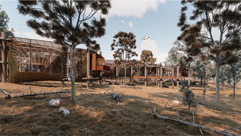 Regenerative architecture and lightweight prefabricated systems reduce environmental impact while restoring fractured wildlife corridors.