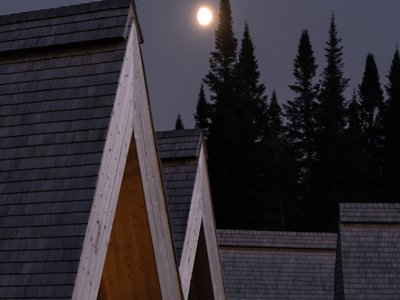 Atelier l'Abri Scatters A-Frame Micro-Cabins Across a Wild Quebec Valley