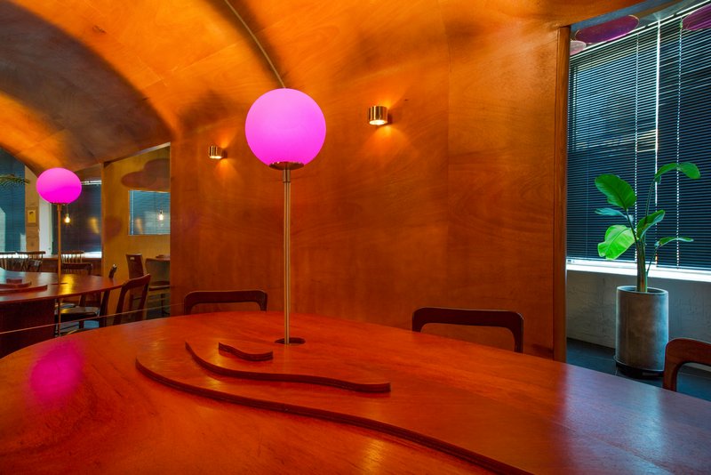 Indiesalon Carves a Plywood Cave into a Seoul Bistro's Second Floor