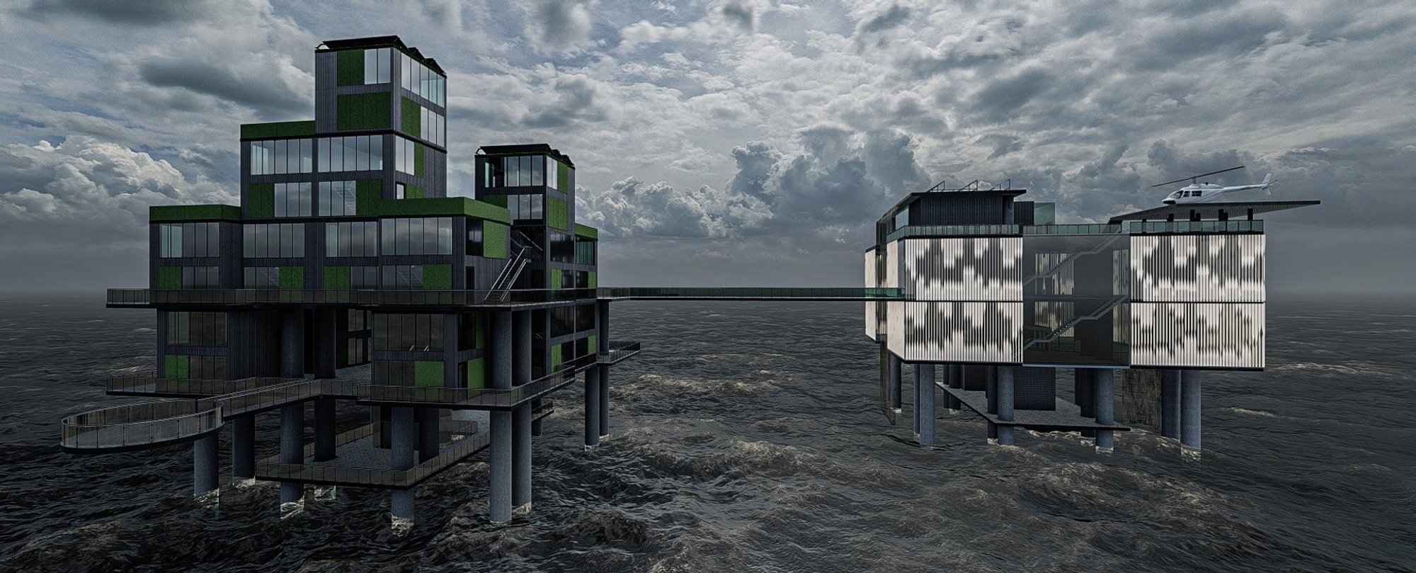 Proximity Island: Reimagining Offshore Infrastructure Through Adaptive Reuse Architecture