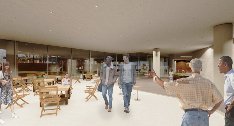 Open communal interiors encourage interaction, collaboration, and flexible living for Singapore’s digital nomad culture.