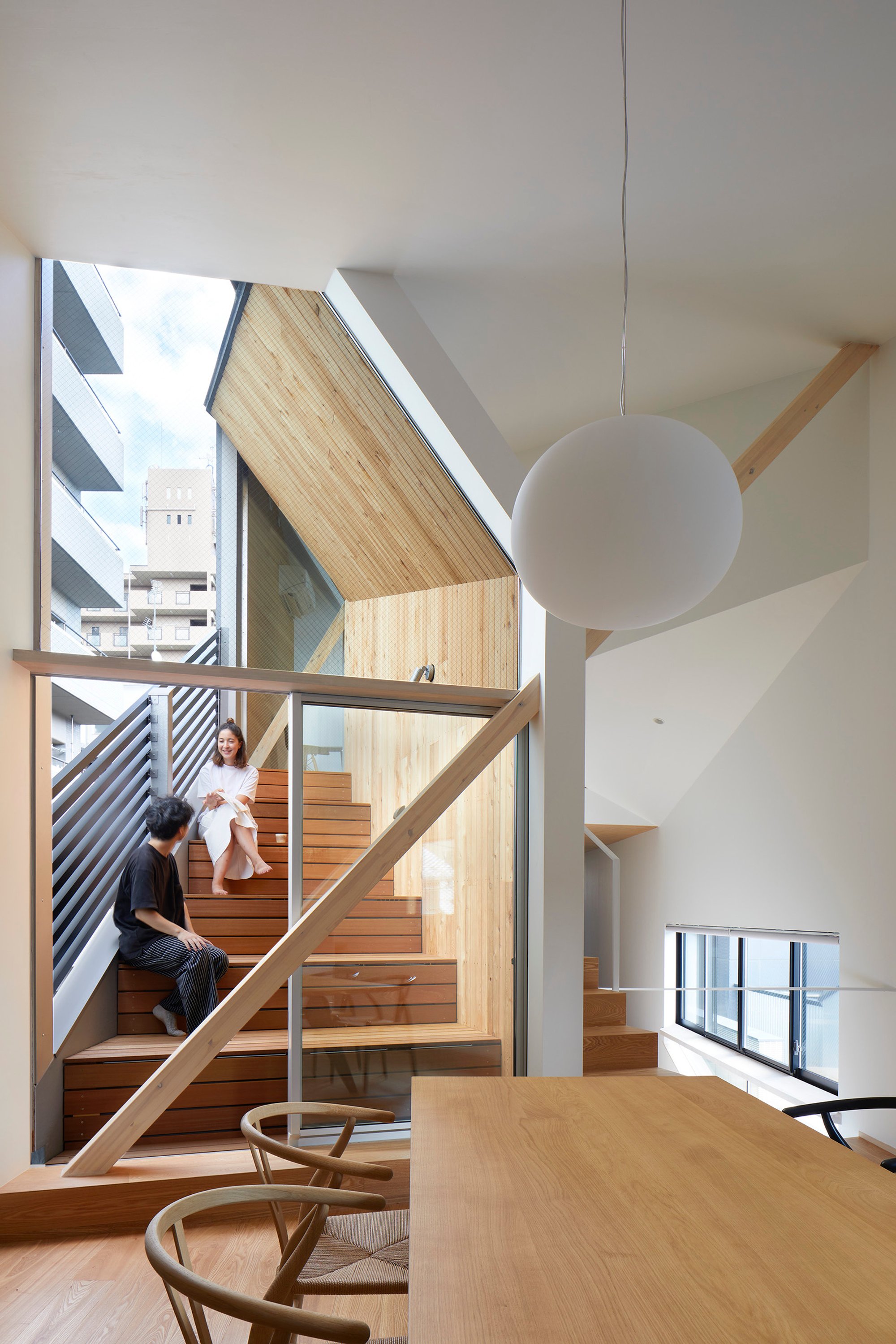 Alphaville Architects Stack Courtyard Gardens Vertically in a Narrow Kyoto Townhouse