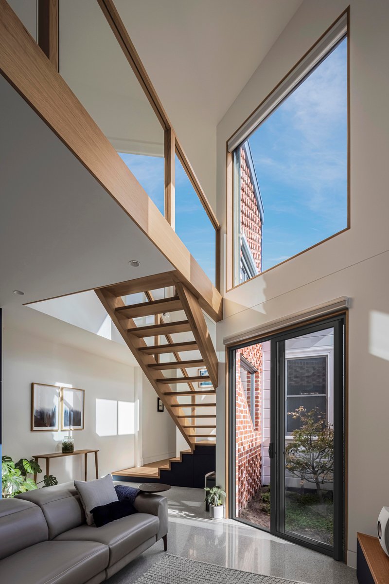 Green Sheep Collective Tempers Light, Heat, and Privacy with a Dynamic Brick Screen in Melbourne