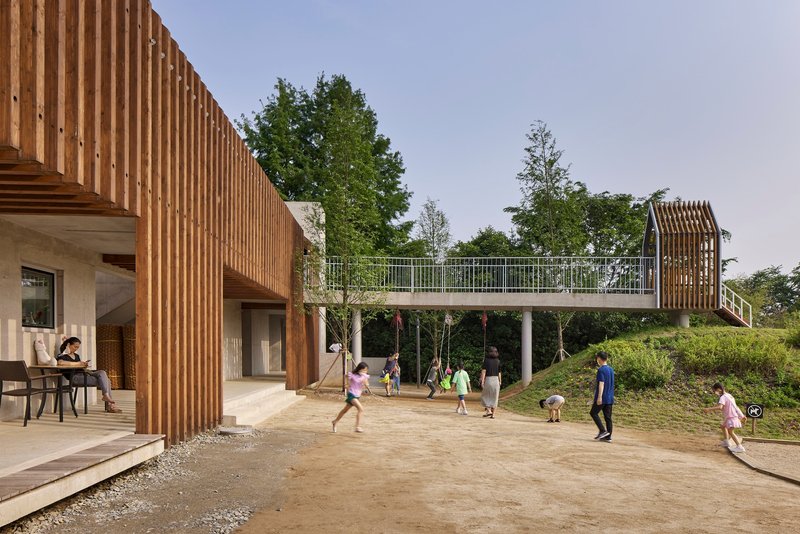 ilsangarchitects Builds a Village-Scaled Playground Without Rides in Jeonju