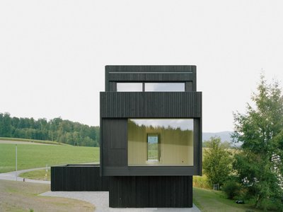 Gautschi Lenzin Schenker Architekten Plant a Cedar Tower at the Edge of Aarau's Agricultural Zone