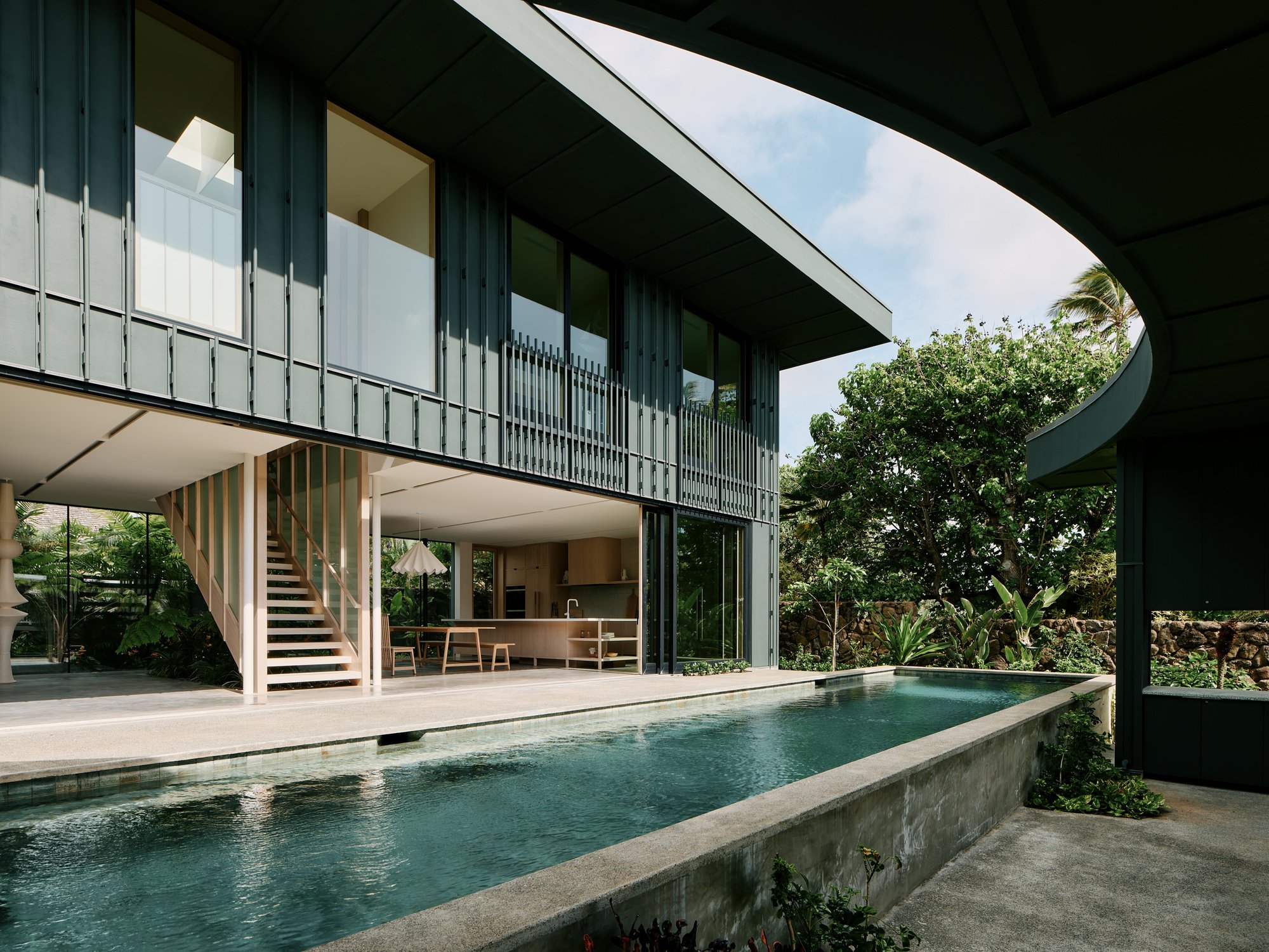 Mork-Ulnes Architects Folds Norwegian Cabin Logic into a Hawaiian Beach House in Kailua
