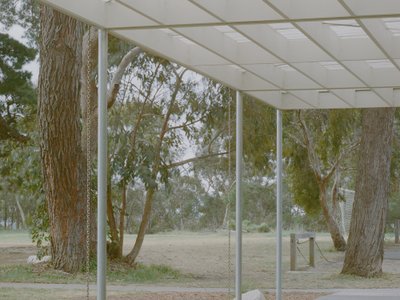 SSdH Slips a Kit-of-Parts Pavilion into Melbourne's Studley Park Eucalyptus Grove