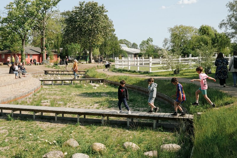 Schønherr Threads a 600-Meter Yellow Tile Riverbed Through Copenhagen's Most Vulnerable Neighborhood