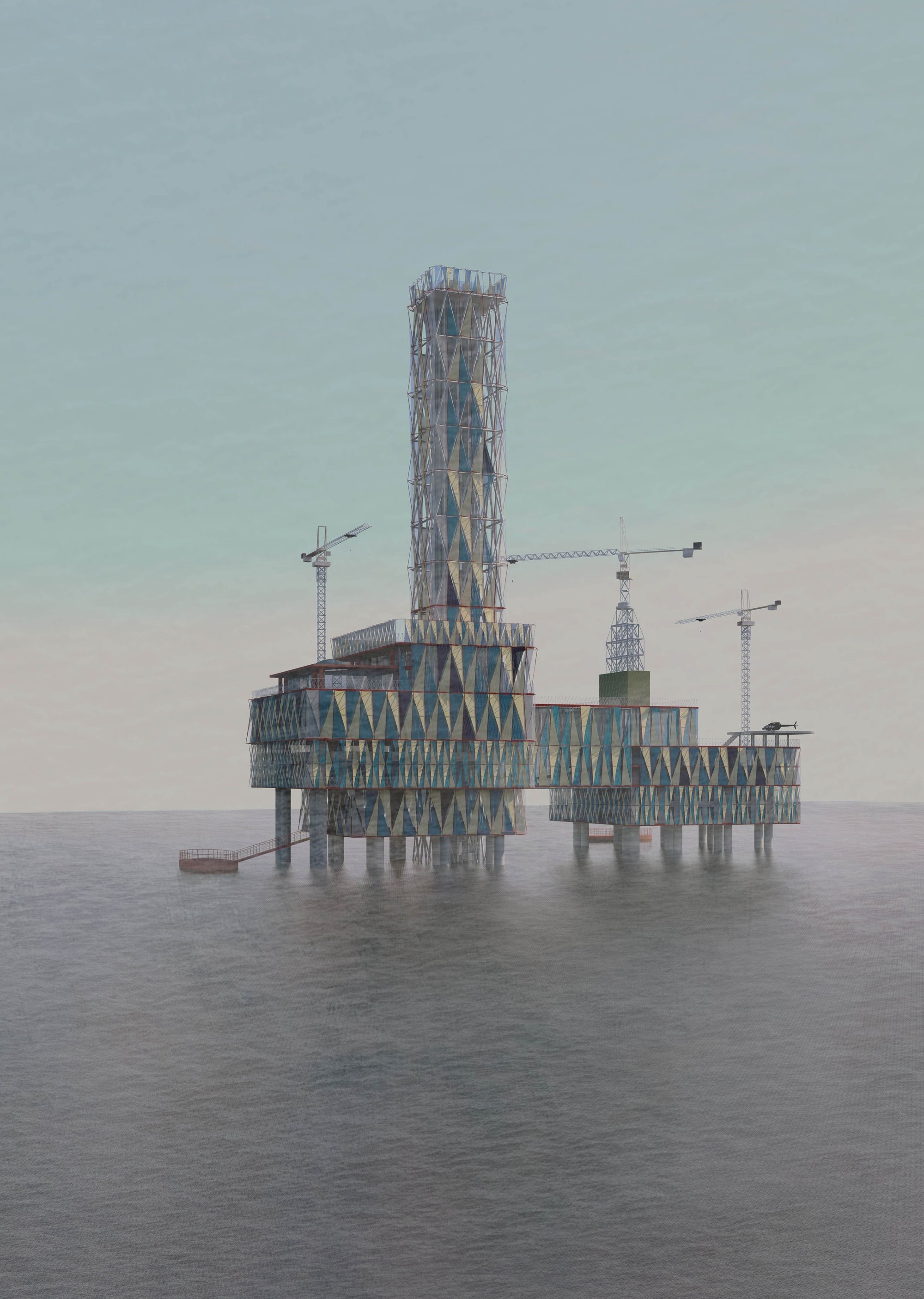 Palazzo Navale: Adaptive Reuse Architecture Reimagines an Adriatic Oil Rig as a Marine Research and Conservation Hub