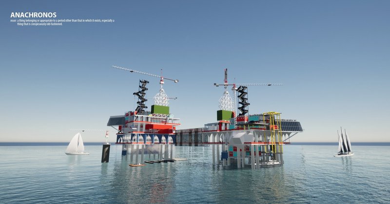 Adaptive Reuse Architecture Reimagines the Oil Rig as a Floating Cultural and Ecological City