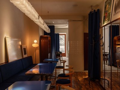 LIS Design Studio Carves a Second Chapter for Lviv's Mitte Café in 68 Square Meters