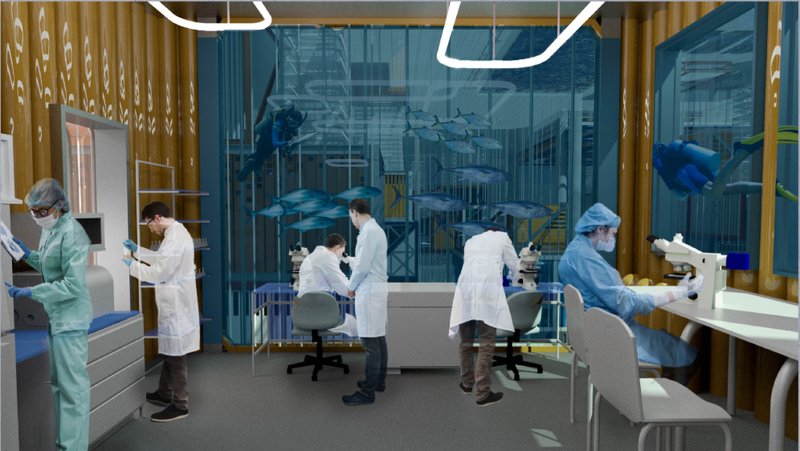 Underwater laboratories immerse researchers directly within marine ecosystems and aquatic biodiversity.