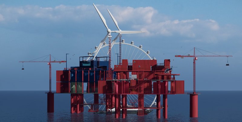 Old Creatures: Adaptive Reuse Architecture Reimagines an Oil Rig as a Sustainable Marine Community