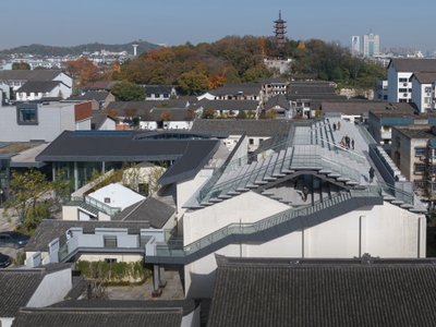 SpActrum Stitches a Thousand-Year-Old Shaoxing Block Back Together with Steel, Glass, and Rooftop Corridors
