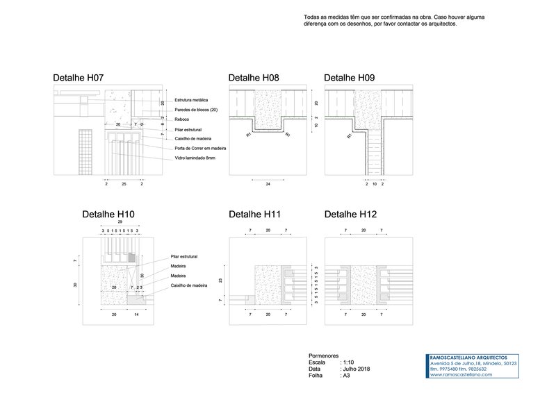 Construction detail drawings showing wall sections with timber joists and metal cladding assemblies