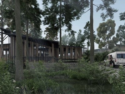 Embedded into Forest: Koala Aid Center | A Sustainable Wildlife Architecture for Conservation and Care